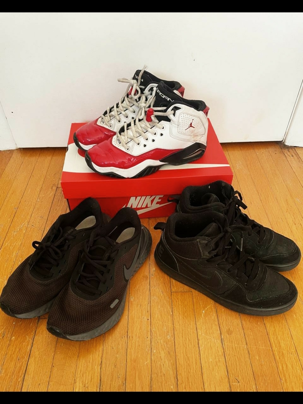 Nike & Jordan Sneaker Set (3 Pairs Bundle)Size: US 5-5 – 6 (Y)